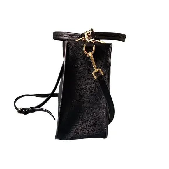 Calvin Klein Sandra Leather Tote Satchel Handbag - Picture 14 of 15